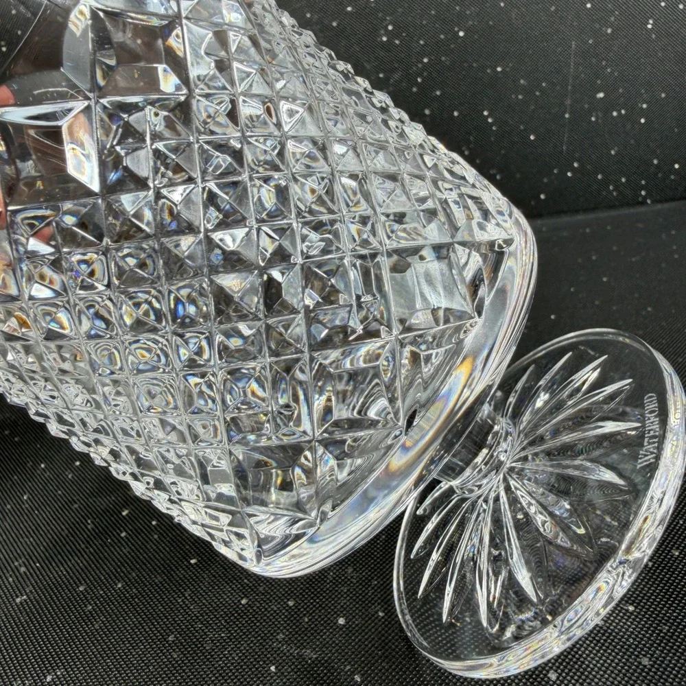 Waterford Crystal Castle Nore Vase Large Footed Goblet Cup Centerpiece 6 Inch